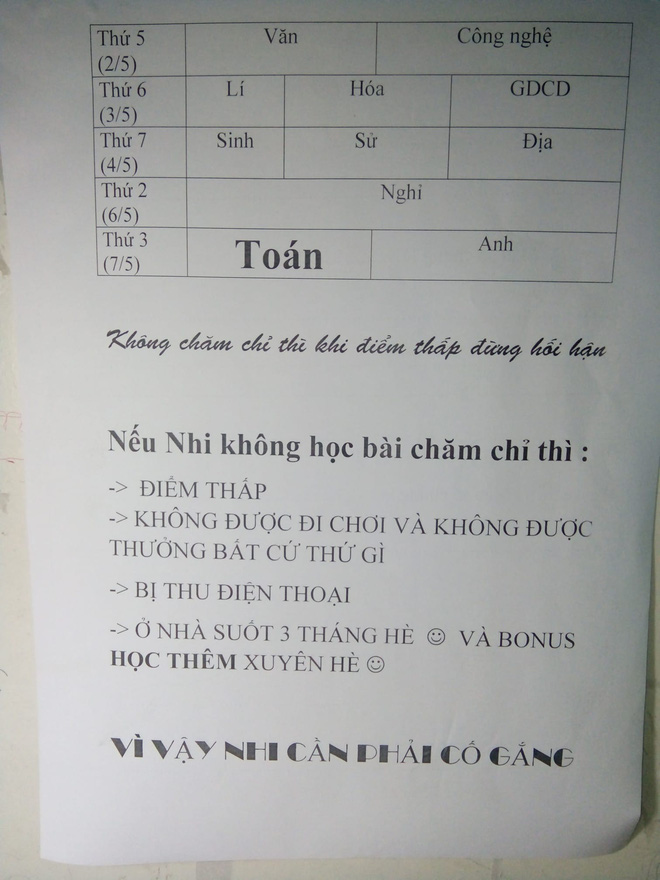 Muốn trị bệnh lười, hãy học ngay cách list ra những hậu quả kinh khủng nếu thi trượt như nữ sinh này-1