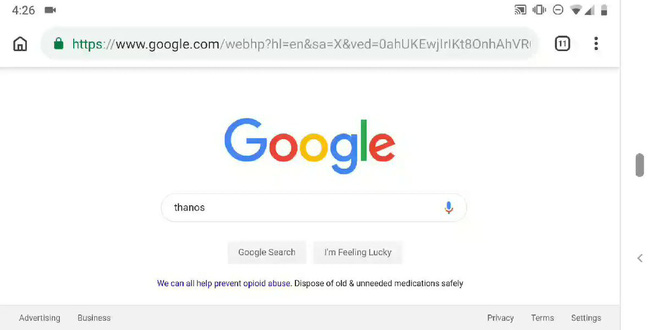 Google có chiêu trò mới, cứ search Thanos là sẽ có bất ngờ xảy ra-2