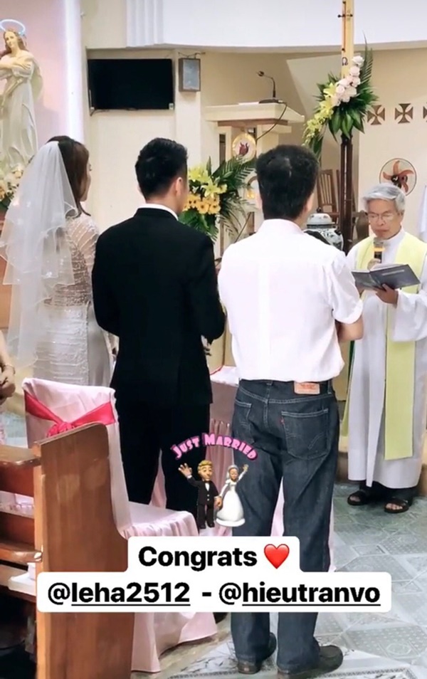 Một năm sau khi sinh con gái đầu lòng, Lê Hà (The Face) và ông xã điển trai như tài tử tổ chức đám cưới-1