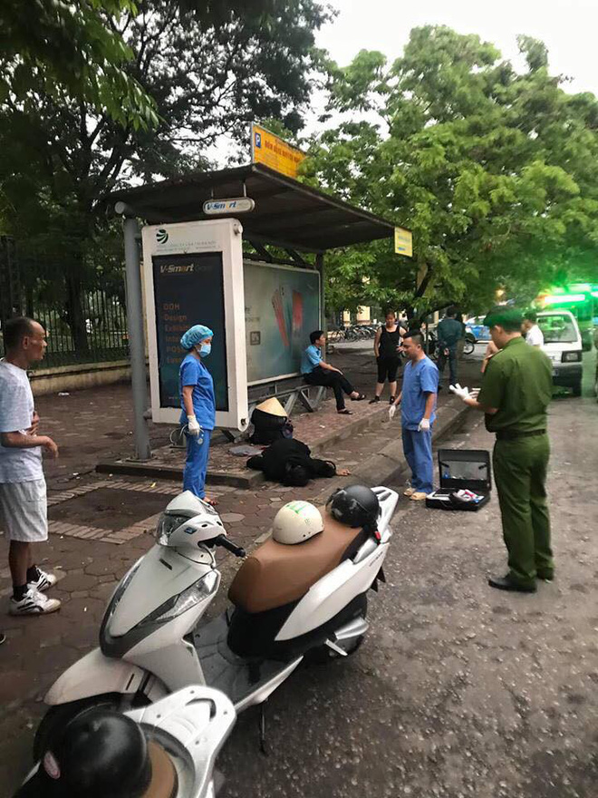 Hà Nội: Sáng sớm đi tập thể dục, phát hiện người đàn ông chết bất thường tại trạm xe buýt-1