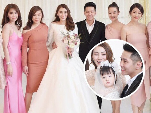 Ngắm bộ váy cưới Lọ Lem trị giá 400 triệu của Lê Hà, nhưng dân tình lại mê mẩn bộ váy trắng của công chúa tí hon bên cạnh cô-8