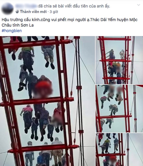 Sốc: Khách du lịch lo sợ vì bị chụp lén từ dưới lên khi đi ngang cầu kính Mộc Châu-3