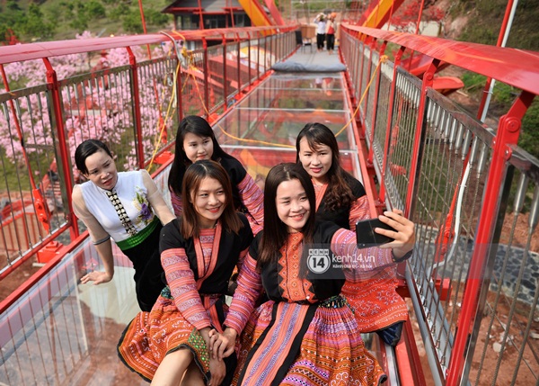 Sốc: Khách du lịch lo sợ vì bị chụp lén từ dưới lên khi đi ngang cầu kính Mộc Châu-6