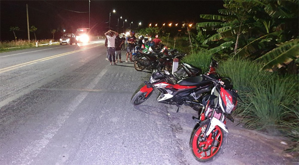 Vây bắt hơn 100 thanh niên tụ tập đua xe lúc rạng sáng ở Kiên Giang-1