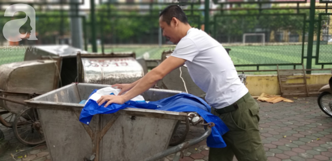 Người phát hiện bé trai sơ sinh trong thùng rác giữa trời mưa lớn: Suýt chút nữa là thằng bé bị chôn sống rồi-1