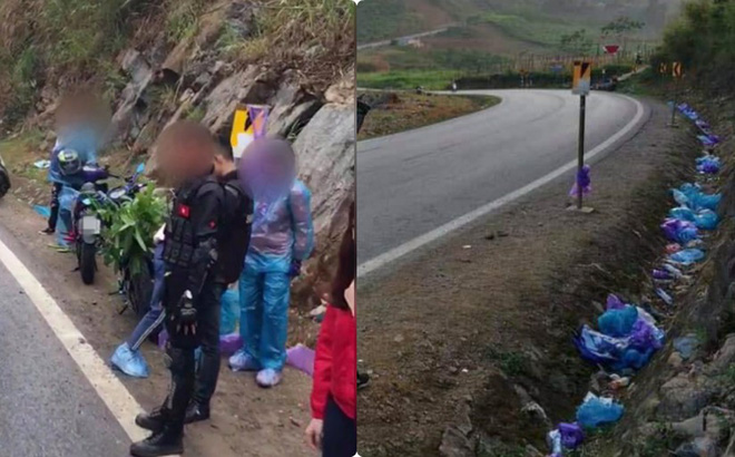 Dừng ở bên đường, các phượt thủ để lại sản phẩm khiến tất cả nhìn thấy đều bức xúc-1