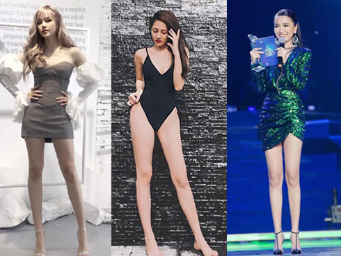 Bảo Anh nhiều lần gây thót tim với váy siêu ngắn-18