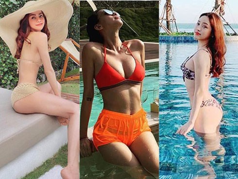 Nghỉ lễ 30/4 - 1/5: Thúy Vi mặc bikini bé tí xíu tôn cơ thể đầy đặn hợp chuẩn đẹp mới