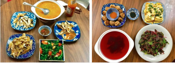 Mẹ 3 con khoe loạt ảnh mâm cơm hàng ngày, chị em tròn mắt thán phục khi biết danh tính tác giả-1