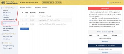 Cách thức xác nhận nhập học trực tuyến vào lớp 10 tại Hà Nội-2