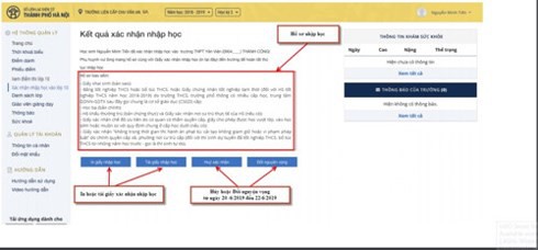 Cách thức xác nhận nhập học trực tuyến vào lớp 10 tại Hà Nội-5