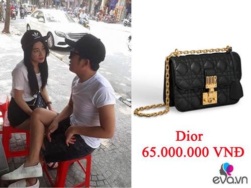 Nhã Phương diện đồ đôi, xách túi 65 triệu đi ăn lề đường với Trường Giang-2