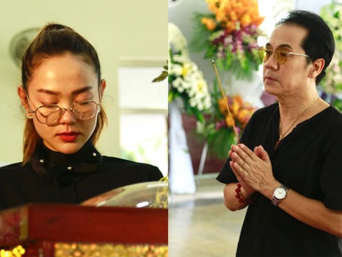 Lội mưa gió, NSƯT Thành Lộc, Minh Hằng và nhiều nghệ sĩ khác vẫn đến lễ viếng cố nghệ sĩ Lê Bình