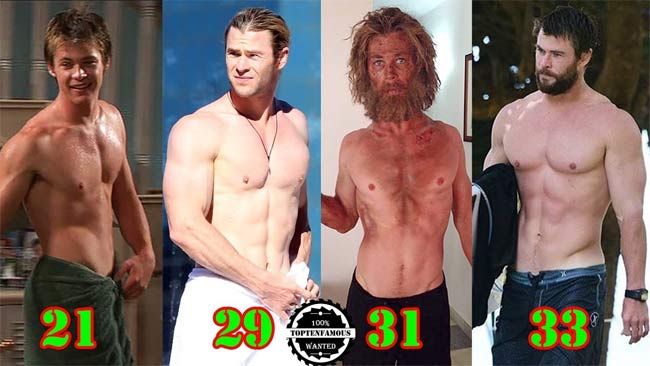 3 body hoàn mỹ nhất Avengers: Thần Sấm Thor từ gầy như quỷ đói lột xác cường tráng-1
