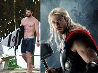 3 body hoàn mỹ nhất Avengers: 'Thần Sấm Thor' từ gầy như quỷ đói lột xác cường tráng