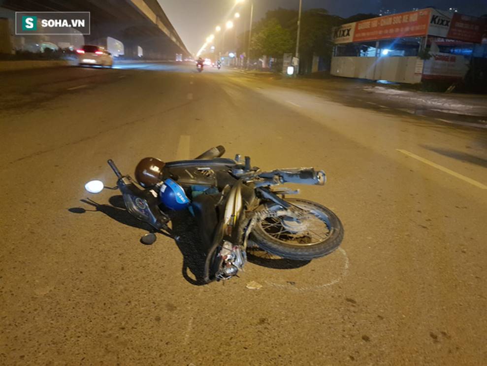 Vụ nghi xe biển xanh gây tai nạn bỏ chạy: Nạn nhân hôn mê, đầu có vết rách-1