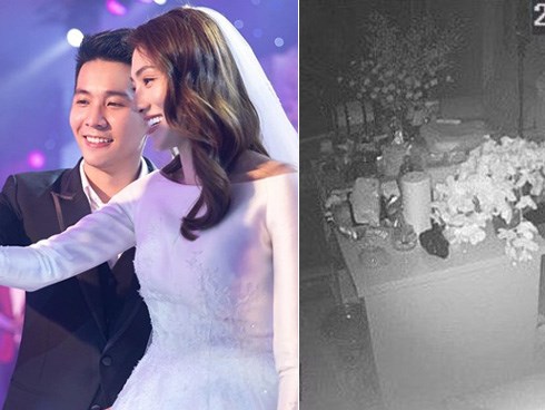 Vợ chồng Lê Hà bị trộm đột nhập vào nhà lấy cắp tài sản ngay trong đêm diễn ra đám cưới