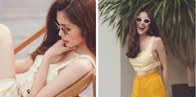 Dù có là tivi màn hình phẳng thì các nàng vẫn sexy tột cùng chỉ với vài ba cách diện đồ học từ các người đẹp Vbiz-1