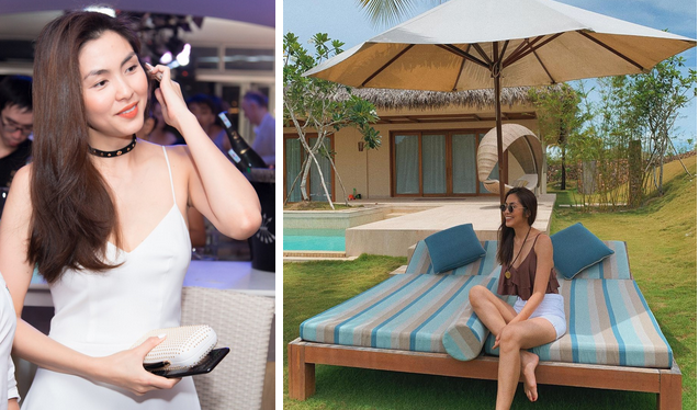 Dù có là tivi màn hình phẳng thì các nàng vẫn sexy tột cùng chỉ với vài ba cách diện đồ học từ các người đẹp Vbiz-3