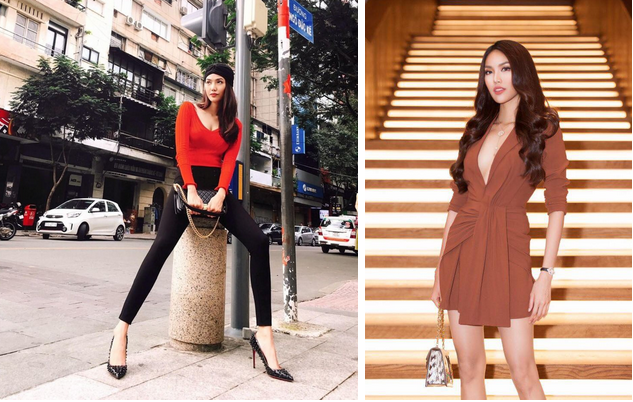 Dù có là tivi màn hình phẳng thì các nàng vẫn sexy tột cùng chỉ với vài ba cách diện đồ học từ các người đẹp Vbiz-10