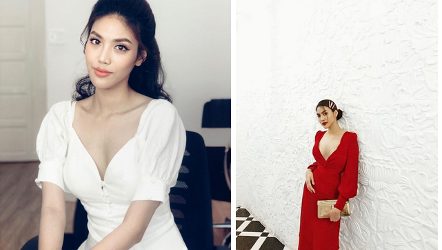 Dù có là tivi màn hình phẳng thì các nàng vẫn sexy tột cùng chỉ với vài ba cách diện đồ học từ các người đẹp Vbiz-11