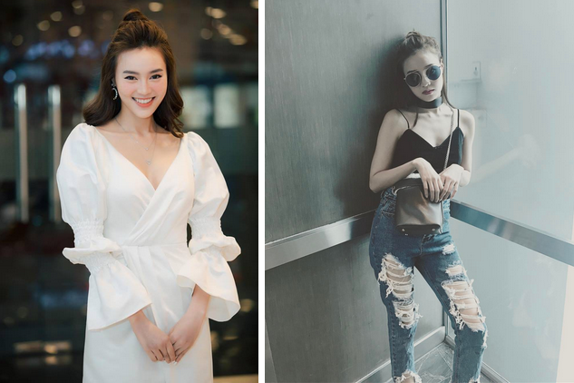 Dù có là tivi màn hình phẳng thì các nàng vẫn sexy tột cùng chỉ với vài ba cách diện đồ học từ các người đẹp Vbiz-7