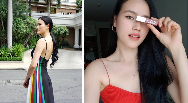 Dù có là tivi màn hình phẳng thì các nàng vẫn sexy tột cùng chỉ với vài ba cách diện đồ học từ các người đẹp Vbiz-12