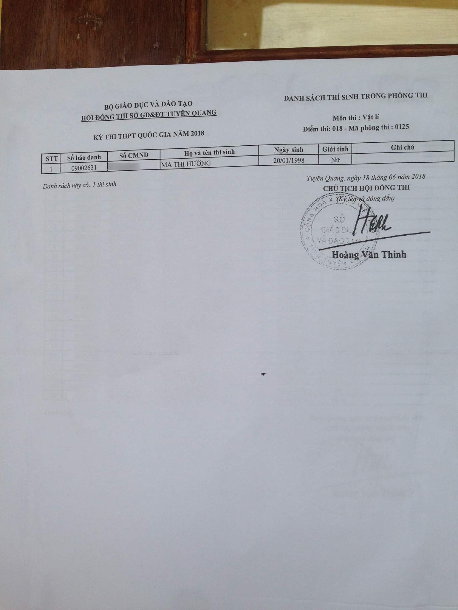 Nỗi khổ của những đứa tên vần Y vần X: Đi thi một mình một phòng, giám thị nhiều hơn thí sinh-2