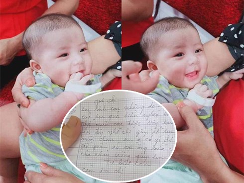 Mẹ bế con gửi cho người lạ rồi bỏ đi: Hé lộ lá thư tay xót xa của người mẹ