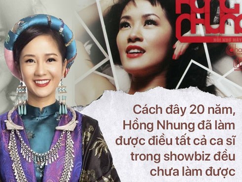 Đẳng cấp diva Hồng Nhung: 20 năm trước, đã làm nổi điều