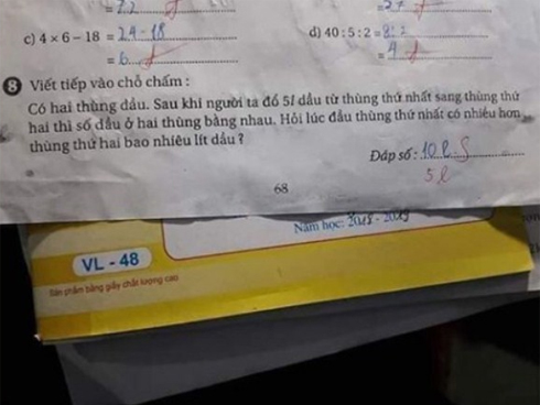 Phụ huynh bối rối vì đáp án bài toán đếm tam giác-2