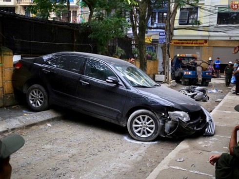 Đã có thông tin về nữ tài xế lùi xe Camry tông tử vong người phụ nữ đi xe máy ở Hà Nội