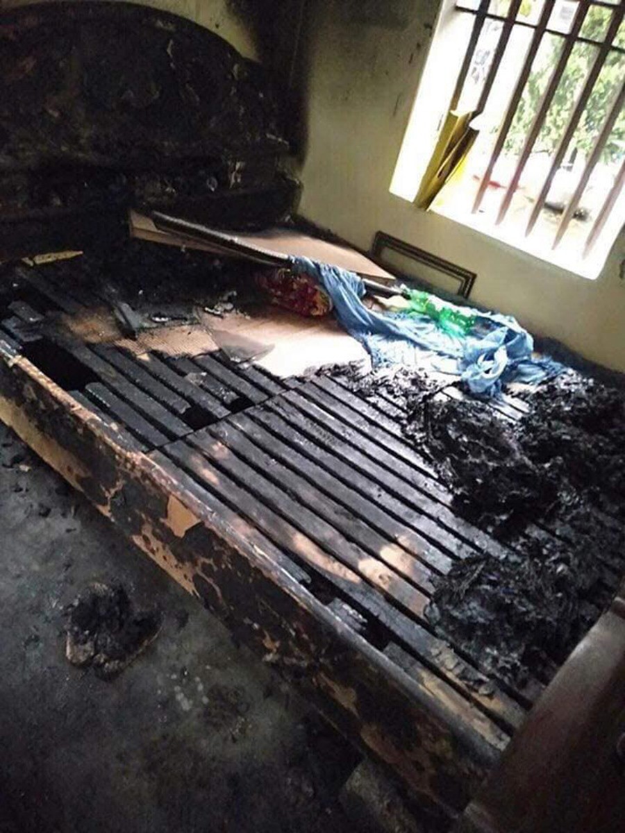 Vụ con gái phóng hỏa đốt nhà ở Hà Nam: Người mẹ đã tử vong-1