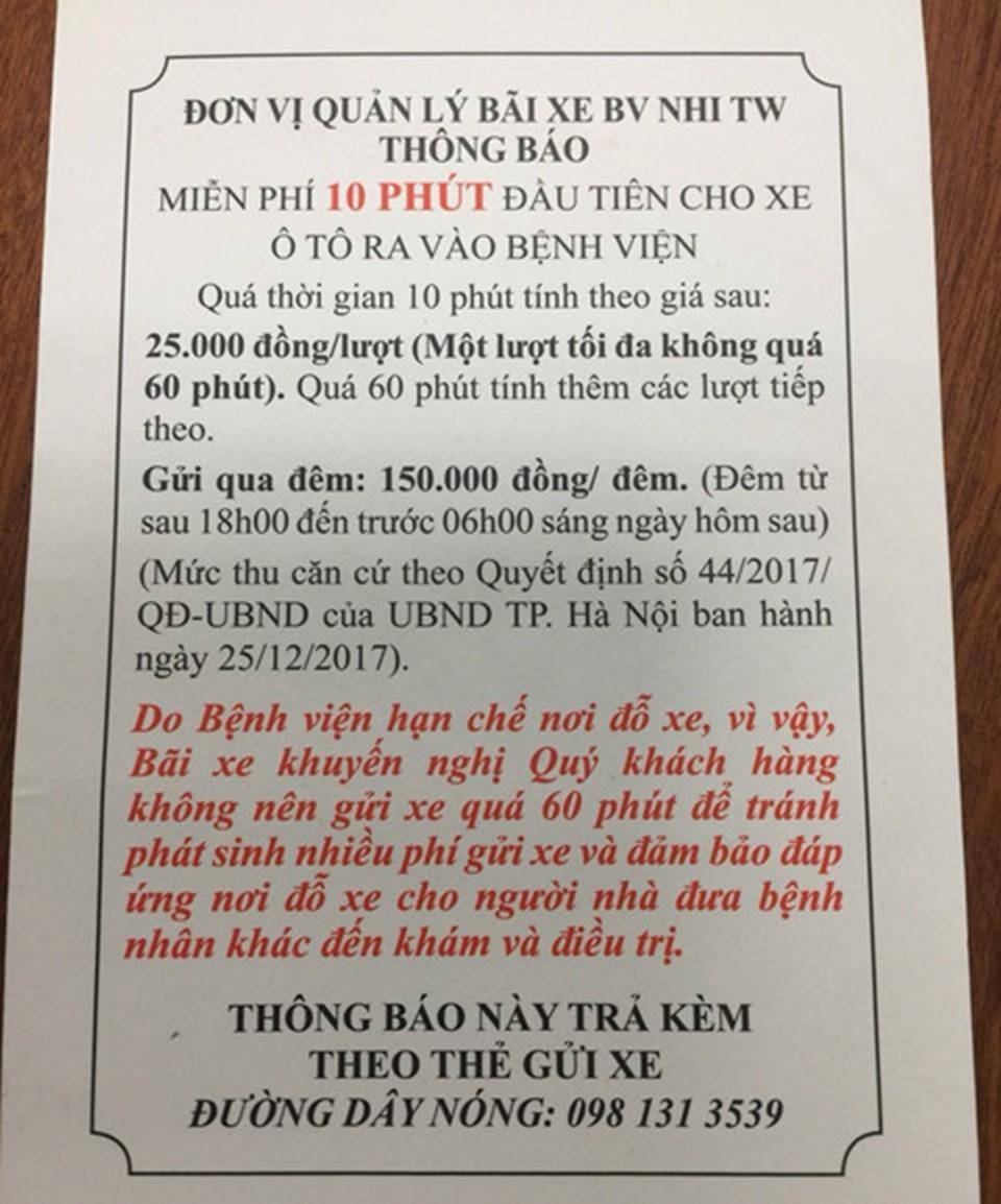 Ngã ngửa vì mất hàng trăm nghìn một lượt gửi xe ở bệnh viện-2