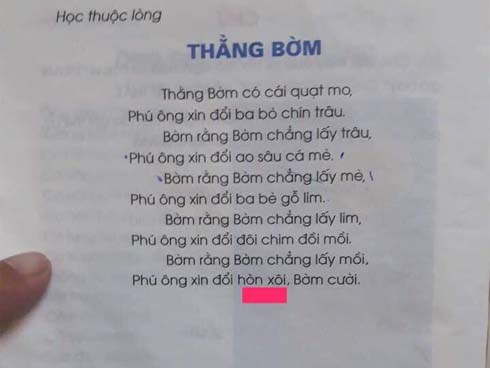 Phụ huynh hoang mang, không biết ‘hòn xôi’ là hòn gì