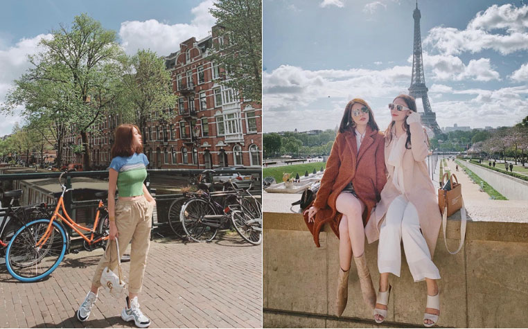 Hội con nhà giàu Việt đọ ảnh du lịch sang chảnh từ trời Á sang Âu-4