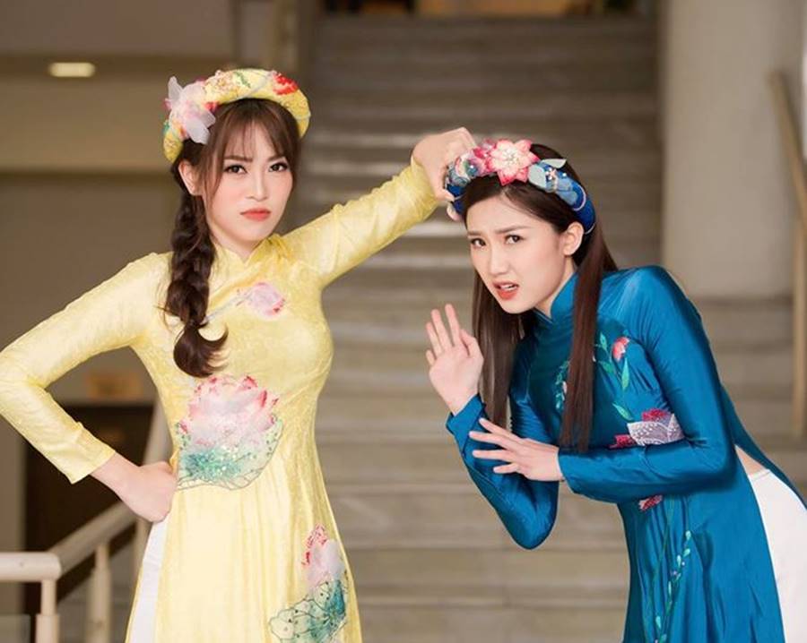 Á hậu Phương Nga chạm trán người tình màn ảnh của bạn trai Bình An-3