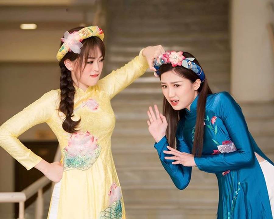 Á hậu Phương Nga chạm trán người tình màn ảnh của bạn trai Bình An-4