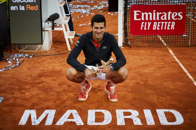 Novak Djokovic lần thứ ba vô địch Madrid Open-1