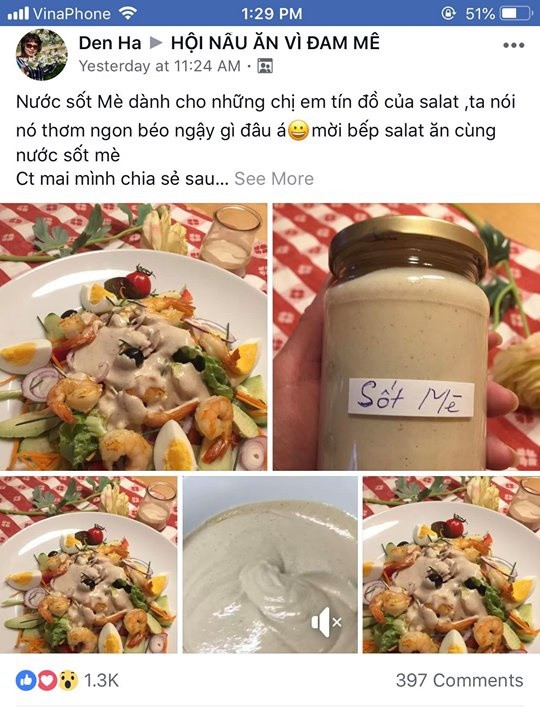 Mẹ Việt ở Đức chia sẻ cách làm xốt mè trộn salad khiến MXH dậy sóng vì quá ngon-1