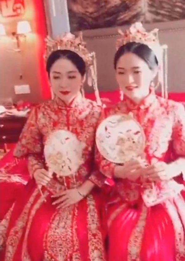 Tổ chức đám cưới cùng ngày, chị em cô dâu chơi chiêu đến nỗi chú rể cũng nhận nhầm vợ-3