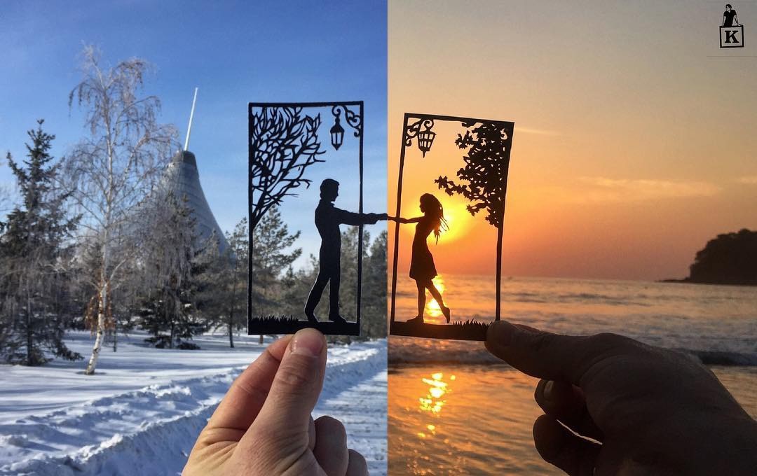 Lá rụng ở Kazakhstan lại biến thành cả bầu trời nghệ thuật-5