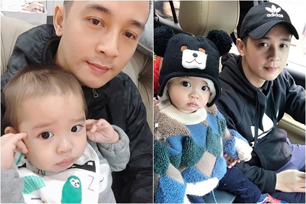 So ảnh Sữa - Sam với chính mình ngày bé, vợ chồng Hằng Túi cũng phải ngạc nhiên vì 2 nhóc y hệt bản sao mini của bố mẹ-3