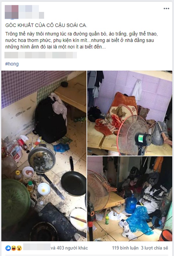 Gái xinh ở bẩn đã nhiều, nay có thêm soái ca ra đường bảnh bao, về nhà như bãi rác khiến chị em chạy mất dép-1