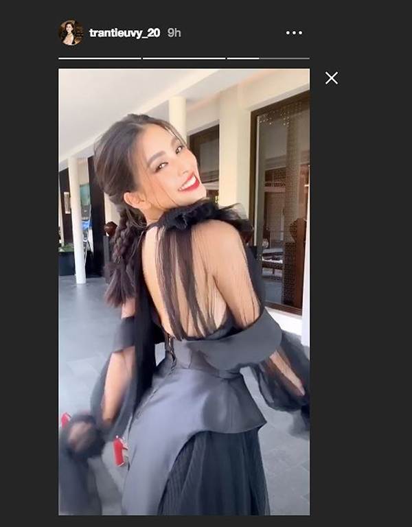 HHen Niê mặc lại váy dạ hội gây bão ở Miss Universe trong tiệc sinh nhật sớm-11