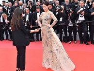 Bị đuổi khỏi thảm đỏ Cannes, cung nữ của Cao Quý Phi trong Diên Hi Công Lược vẫn chây lì tạo dáng