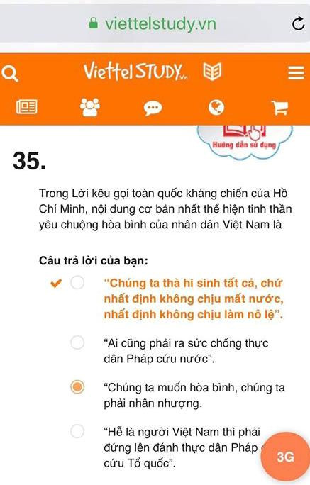 Nhiều câu trong đề ôn thi Sử vào lớp 10 của Sở GD&ĐT Hà Nội sai đáp án-2