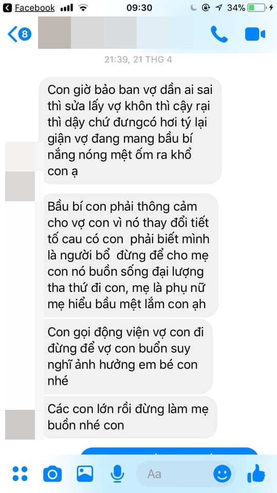 Vợ chồng cãi nhau và đoạn tin nhắn của mẹ chồng khiến hội chị em đồng loạt đưa ra 1 câu hỏi-2