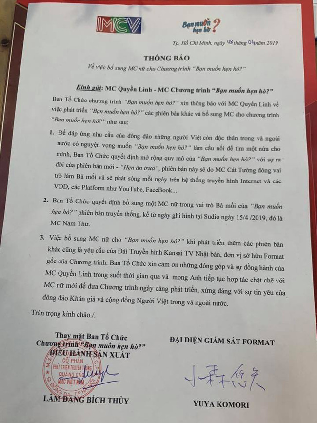 MC Quyền Linh lên tiếng bênh vực Nam Thư giữa làn sóng tẩy chay từ dư luận, tiết lộ lý do Cát Tường không tiếp tục dẫn dắt Bạn muốn hẹn hò”-3