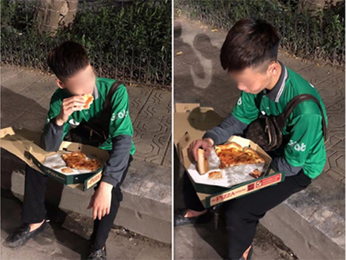 Bữa ăn vịt quay trị giá 380 nghìn đầy nước mắt của tài xế xe ôm khiến dân mạng bức xúc-4